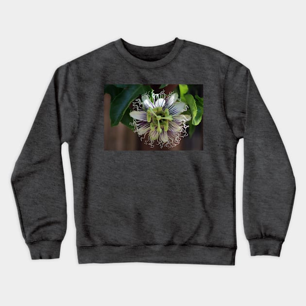 Passion Flower Crewneck Sweatshirt by ButterflyInTheAttic